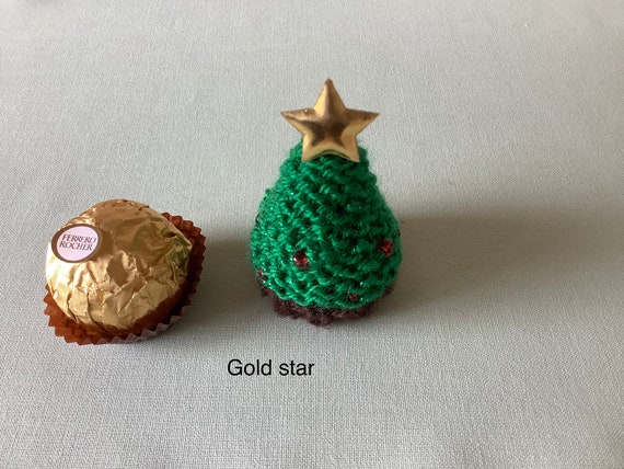 Ferrero rocher knitted christmas tree decorations Clearance