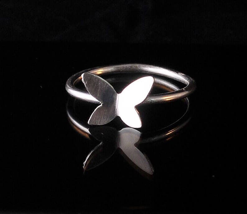 Butterfly Wings Ring Sterling Silver