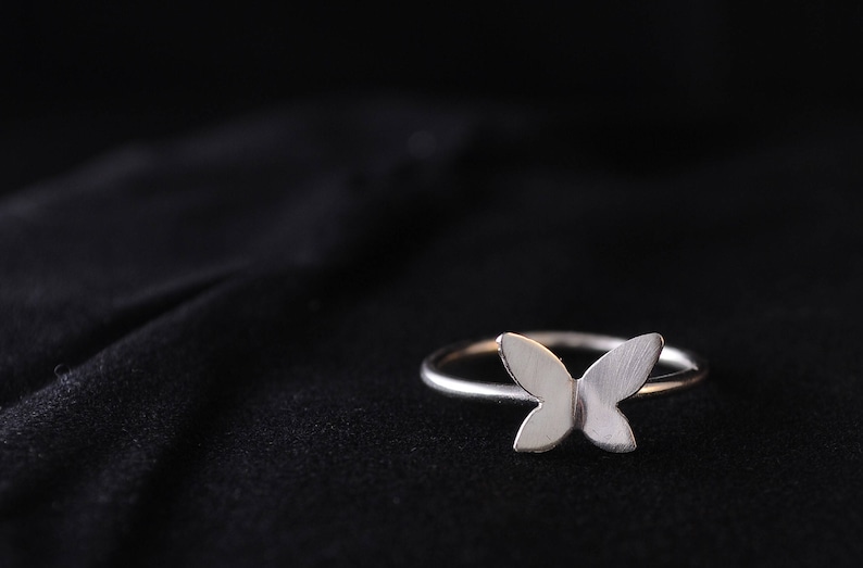 Butterfly Wings Ring Sterling Silver