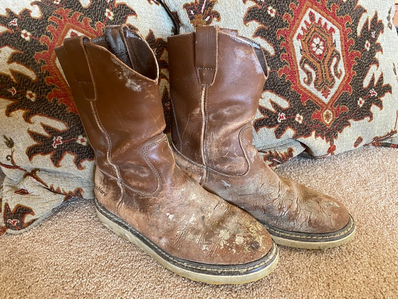 Vintage work boots By Die Hard.