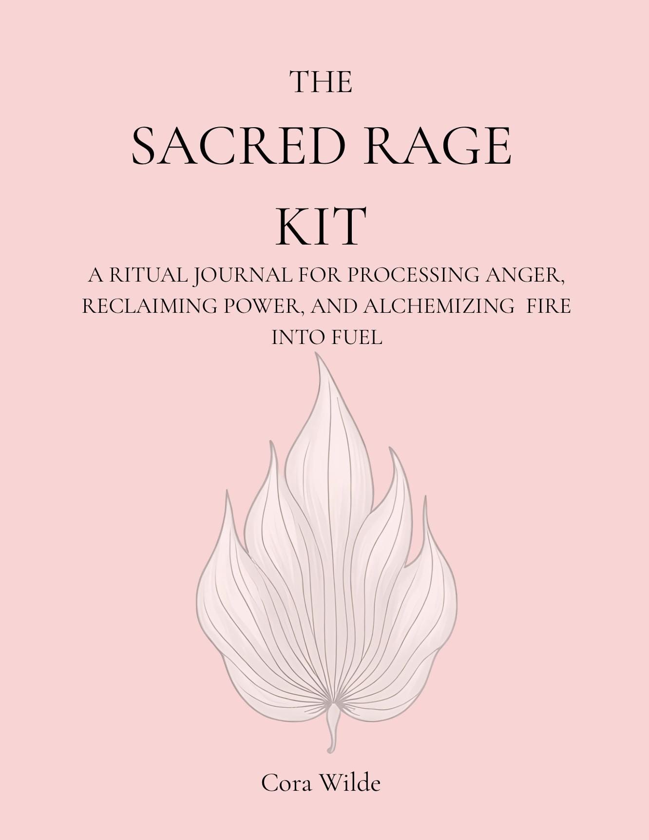 The Sacred Rage Kit – Printable Ritual Journal for Anger Healing ...
