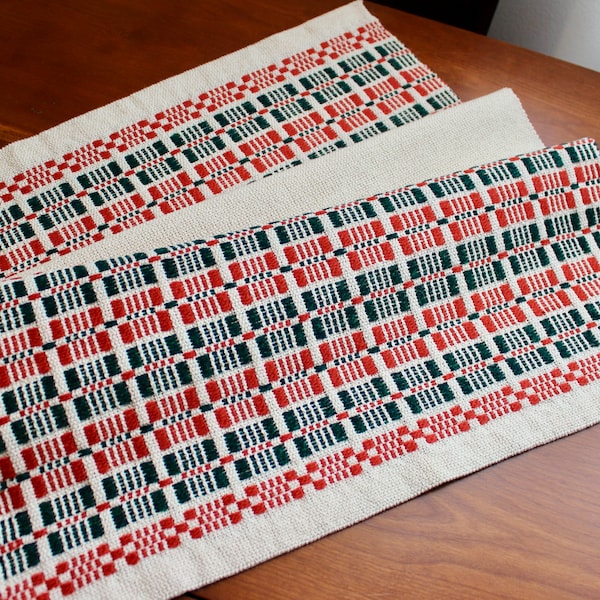 Woven Table Runner Etsy