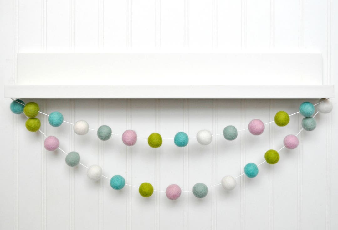 Pink and Green Nursery Decor Pink and Blue Girls Room Decor Etsy