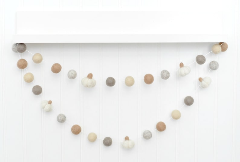 Rustic Fall Decor Pumpkin Decor Pumpkin Garland Pumpkin image 0