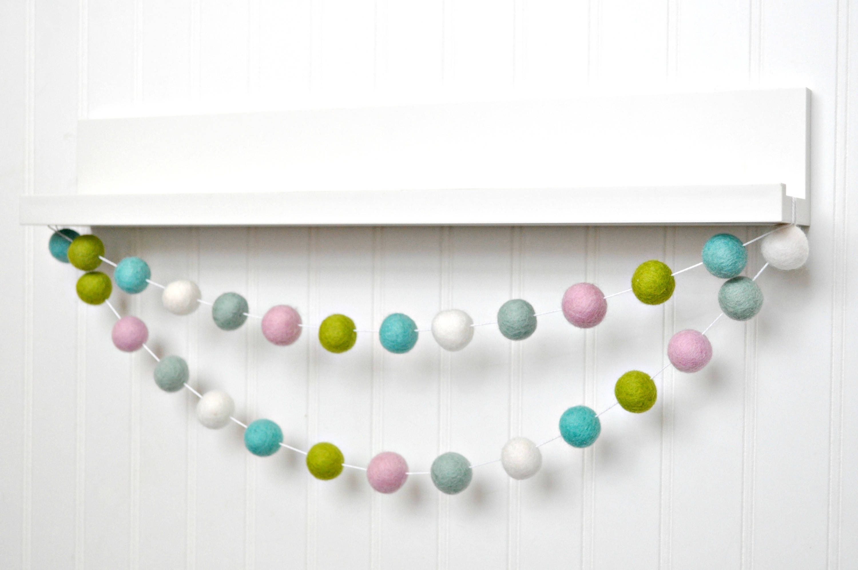 Pink and Green Nursery Decor Pink and Blue Girls Room Decor Etsy