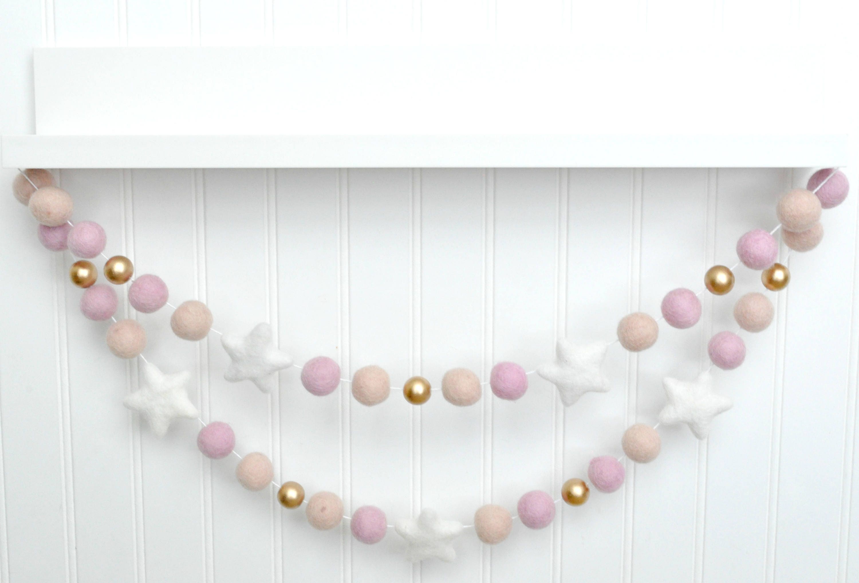 Pink and Gold Nursery Decor Gold and Pink Baby Shower Decor Etsy
