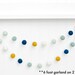 Mint and Navy Baby Nursery Decor Navy and Mint Nursery Wall - Etsy