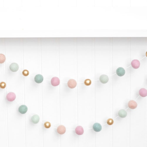 Pink and Mint Nursery Decor Mint and Pink Baby Shower Pink Etsy UK