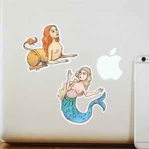 Medeltida klistermärkesset, Renässansklistermärken, Mytiska varelser, Gryffin Fantasy-klistermärken, Magiska varelser, Mytiska bestar, Griffin bild 5
