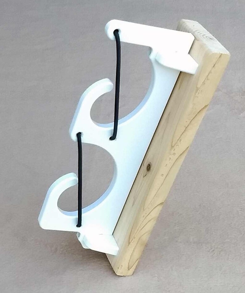 2 Fishing Rod Pole Reel Holder Gunwale Boat Mount Rack Bungee Etsy