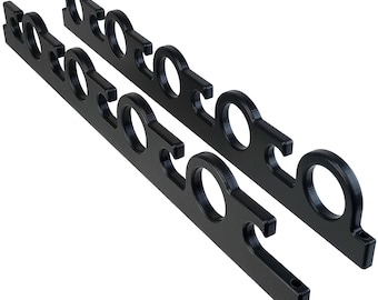 Fishing Rod Rack: Wall or Ceiling Mount, Holds 9 Offshore Rods