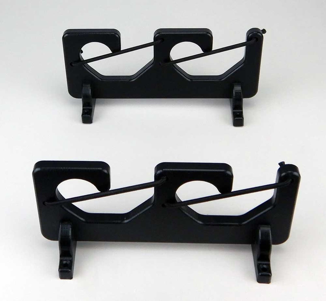 2 Fishing Rod Pole Reel Holder Gunwale Boat Mount Rack Bungee Etsy