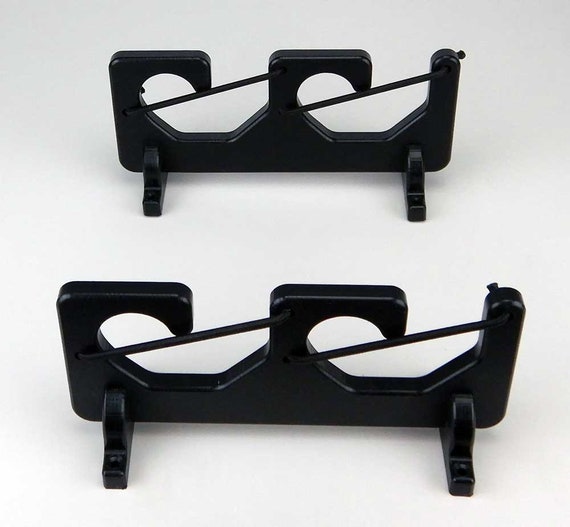 2 Fishing Rod Pole Reel Holder Gunwale Boat Mount Rack Bungee