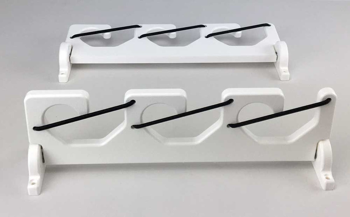 3 Fishing Rod Pole Reel Folding Holder Gunwale Boat Rack Etsy