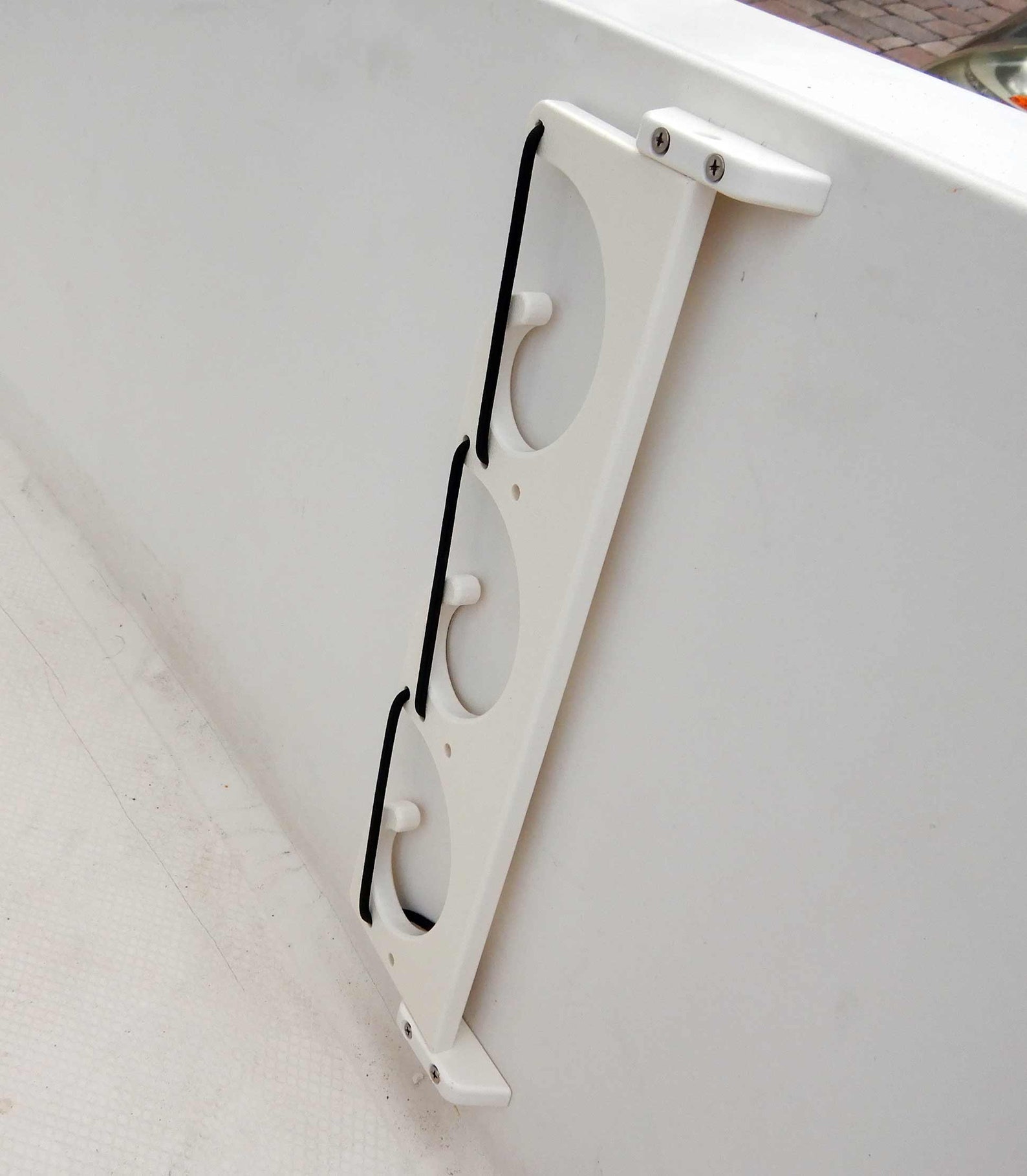 3 Fishing Rod Pole Reel Folding Holder Gunwale Boat Rack Etsy