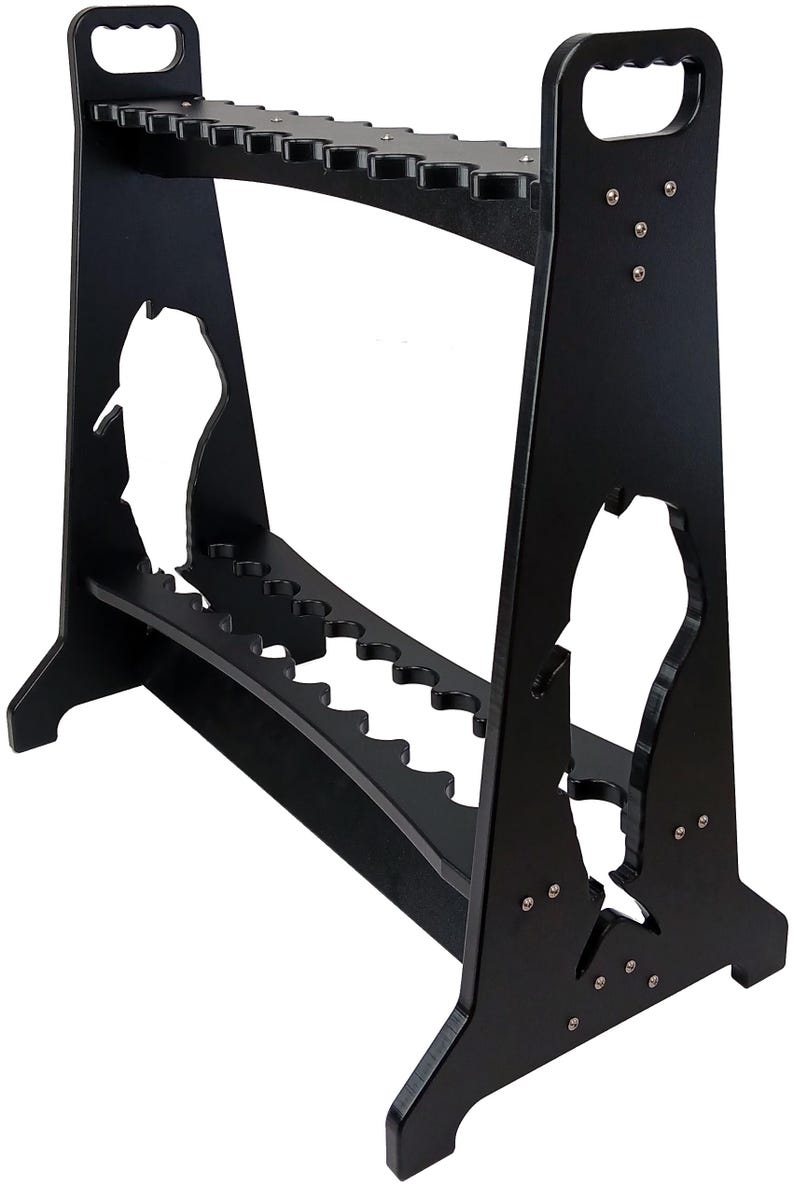 Standing Rod Rack 22-fishing Rod Rack Standing Organizer Holder Floor Stand HEAVY DUTY - Etsy