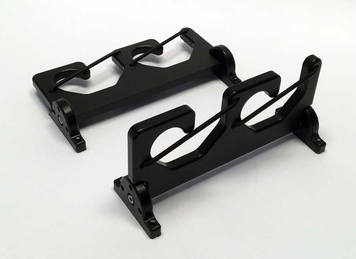 2 Fishing Rod Pole Reel Folding Holder Gunwale Boat Rack Etsy