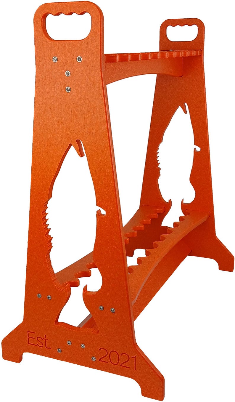 Standing Rod Rack 22-fishing Rod Rack Standing Organizer Holder Floor Stand - Etsy