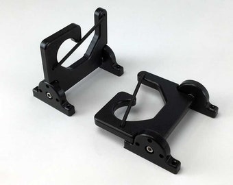 Folding Boat Fishing Rod Holder – 1-Rod Gunwale Mount Rack with Bungee