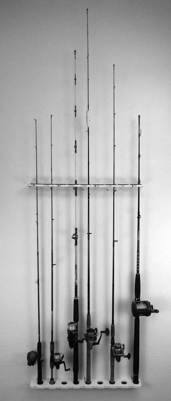 Fly fishing rod rack