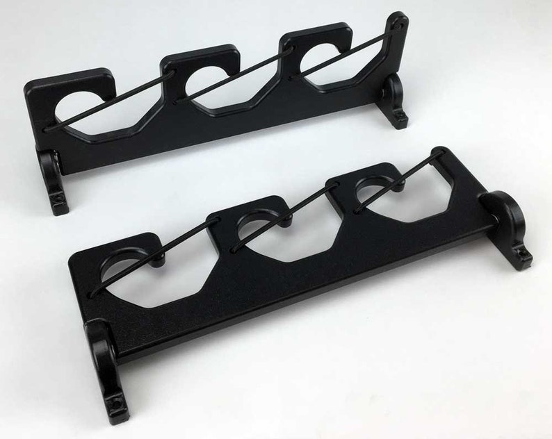 3 Fishing Rod Pole Reel Folding Holder Gunwale Boat Rack Etsy