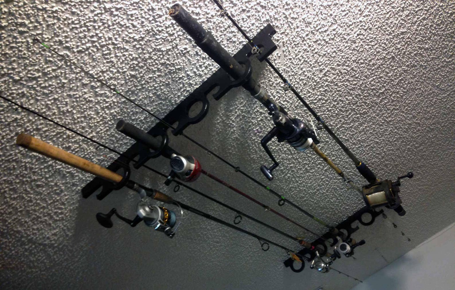 9 OFFSHORE Fishing Rod Pole Reel Holder Garage Ceiling Wall Etsy
