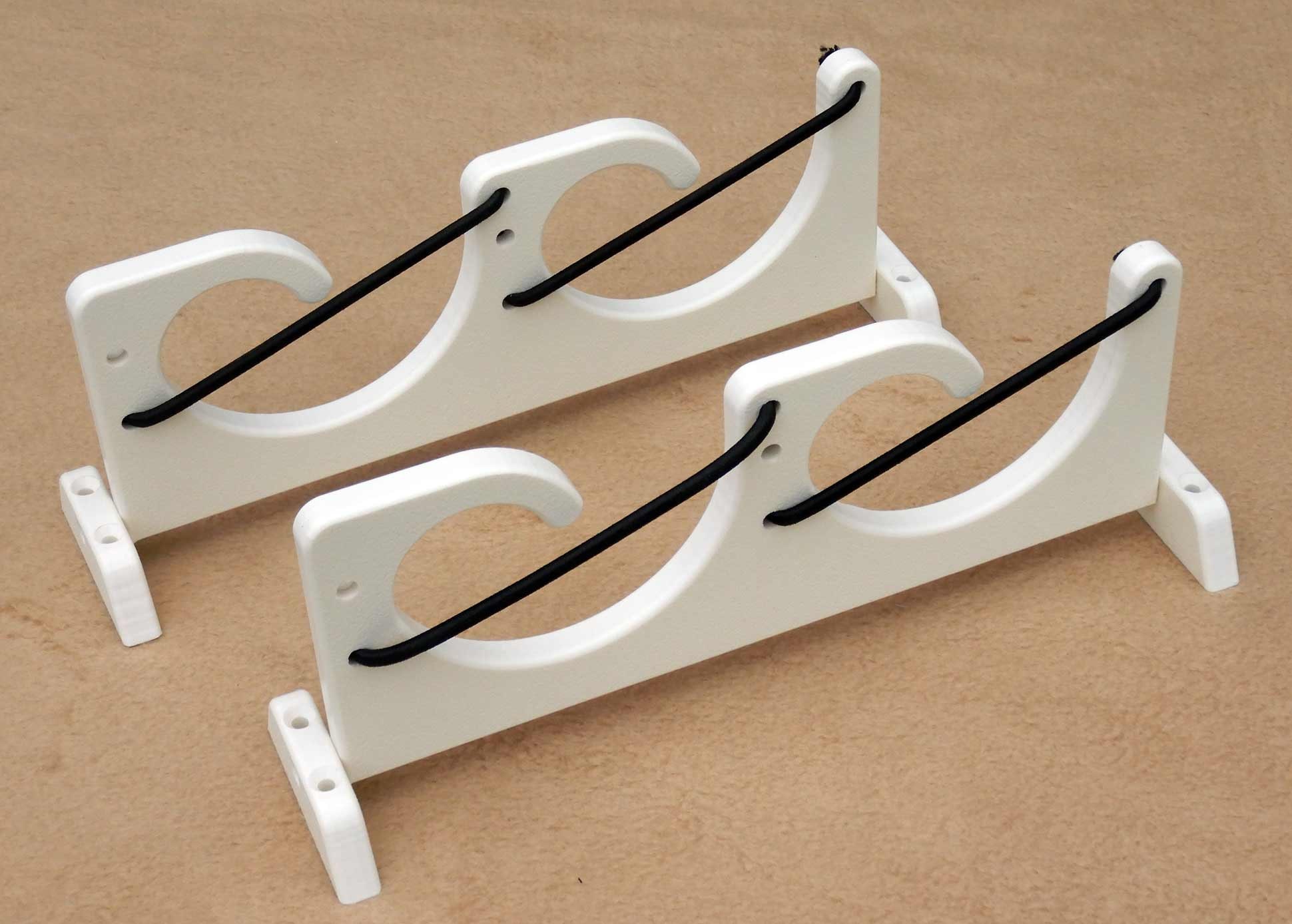 2 Fishing Rod Pole Reel Folding Holder Gunwale Boat Rack Etsy