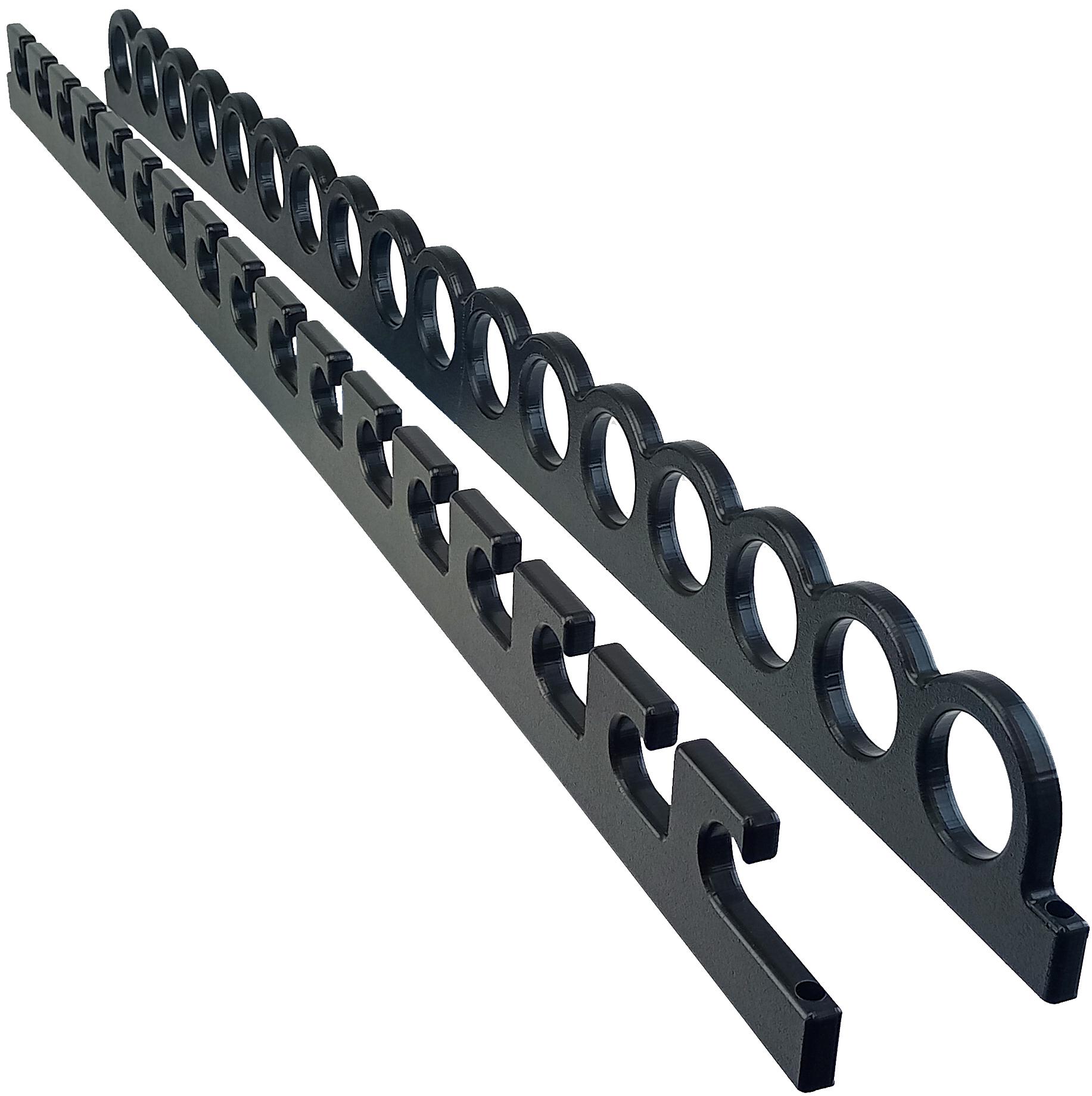 17-OFFSHORE Same Side Fishing Rod Pole Reel Rack Holder Garage Ceiling Wall Mounted Rack Organizer Storage