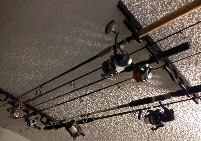 9 OFFSHORE Fishing Rod Pole Reel Holder Garage Ceiling Wall Etsy