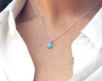 Blue Opal Pendant - Etsy UK