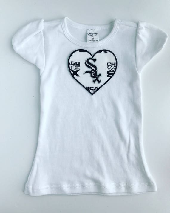 toddler white sox shirt