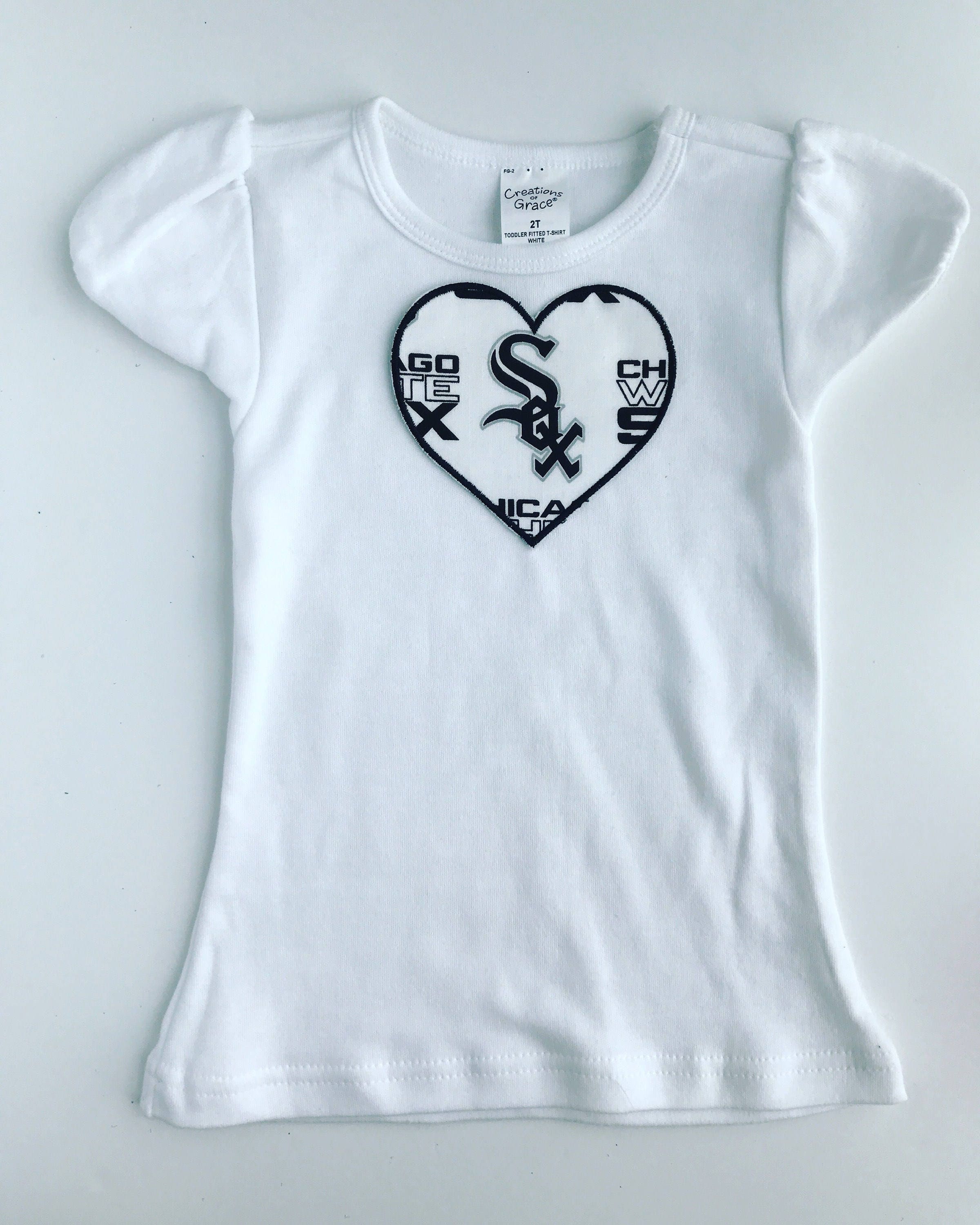 toddler white sox shirt