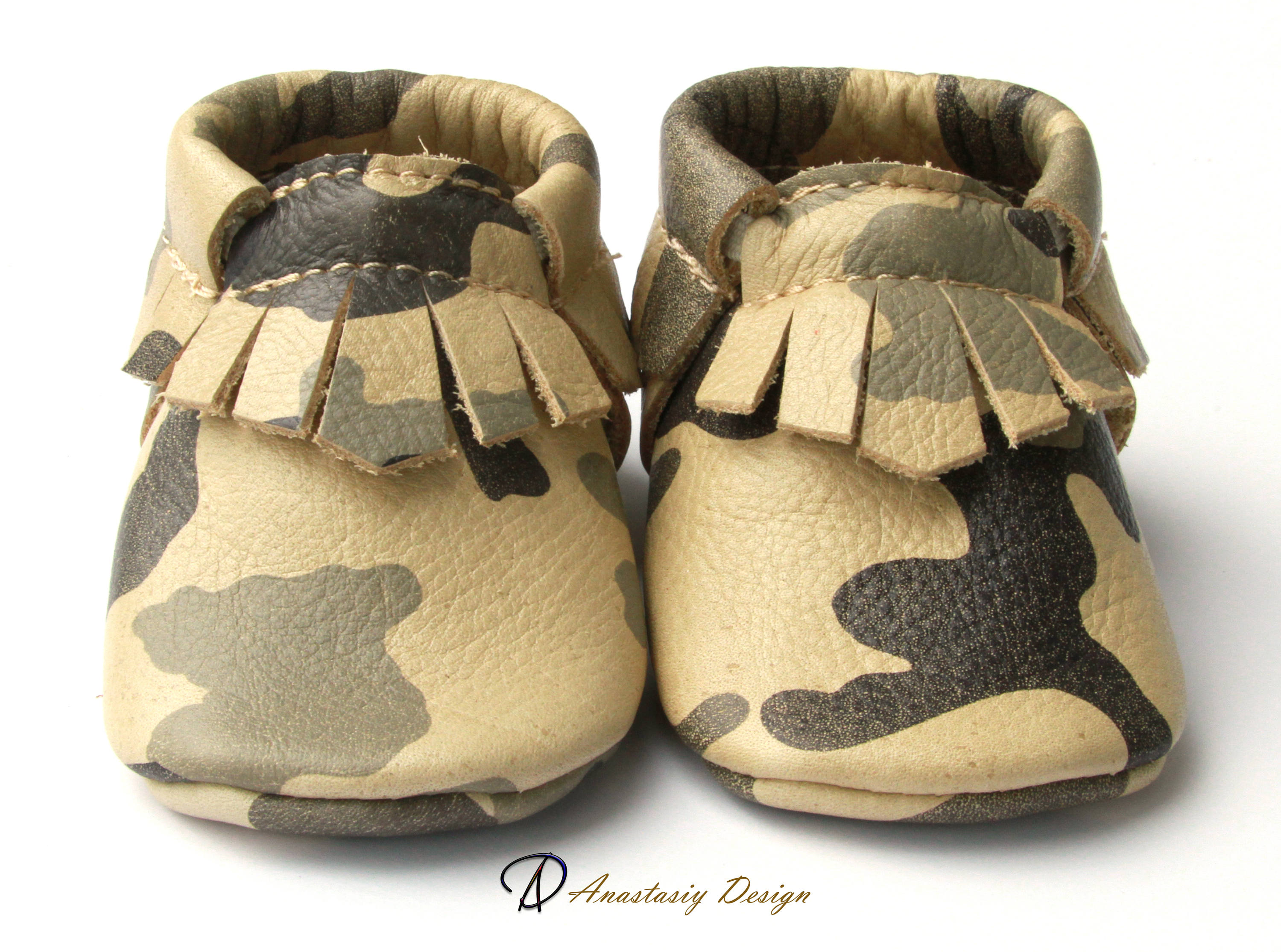 Camo baby moccasins sale