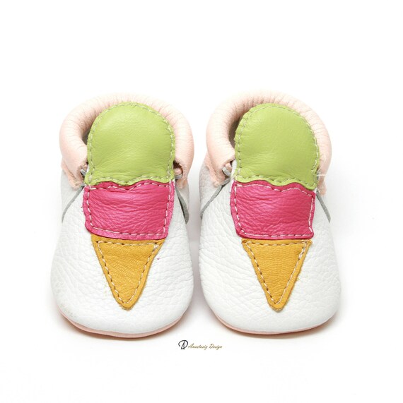 cream moccasins