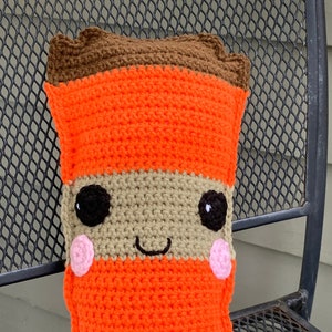 Pumpkin spice latte plushie, coffee toy, stuffed coffee cup, orange coffee cup, ragdoll toy, fall toy, fall coffee cup stuffed, autumn plush