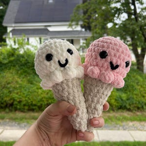 Cute Ice Cream Plushie Soft Sweet Treat