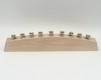 Maple Modern Menorah