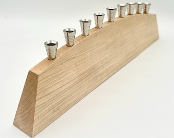 Maple Modern Menorah