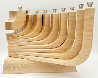 Mid Century Modern Menorah  Kinetic