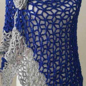 Crochet lace shawl, evening shawl, crochet shawl wrap, wedding shawl, bridal shawl, spring shawl, shawl.