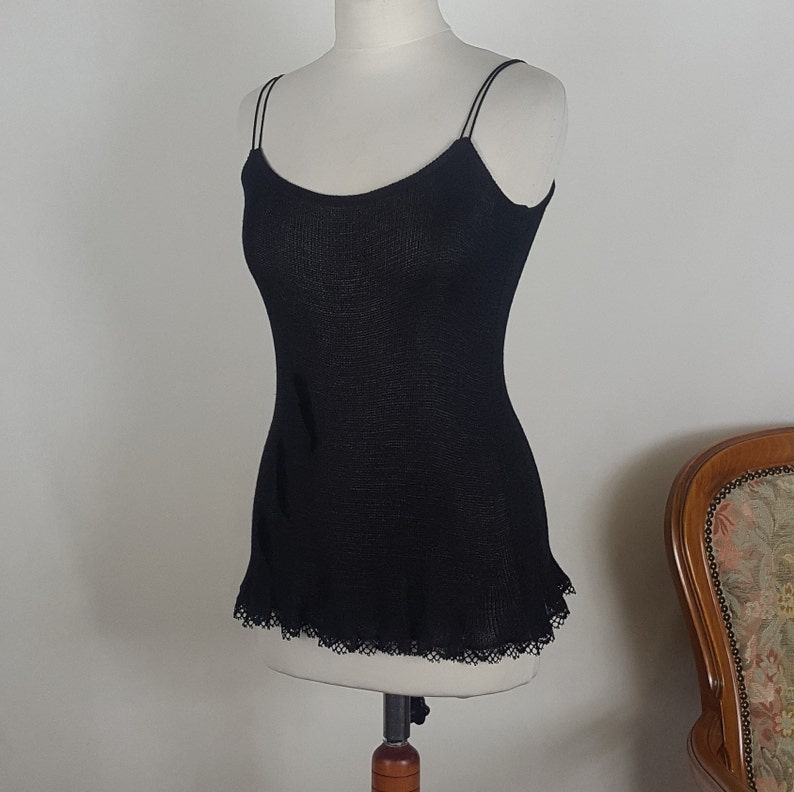 Black greeting set Black Sleeveless Blouse Bolero with bluzk\u0105 on the shoulder straps Black set with blouse on the straps and bolero
