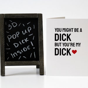 Pop Up Dick Card - Carte d'anniversaire coquine pour homme