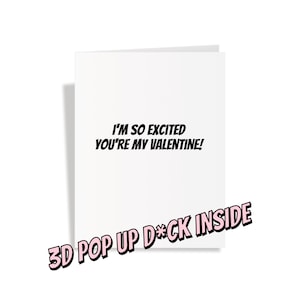 Carte de Saint-Valentin amusante - Cadeaux bâillon pour la Saint-Valentin