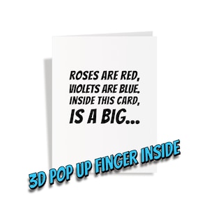 F*ck You Card (Mature) / Drôle / Carte du majeur
