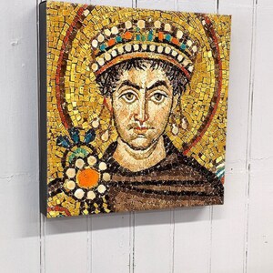 The Emperor Justinian I - Eastern Roman / Byzantine Emperor - 12x12 ...