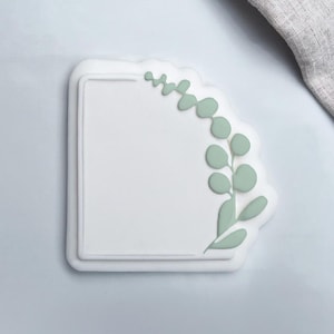 Eucalyptus Cookie Cutter & Fondant Stamp • Australia Embosser for Sugar Cookies • Australia Day Party