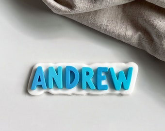 Custom Name Cookie Cutter & Fondant Stamp | Personalised Cookie Cutter | Custom Birthday Embosser