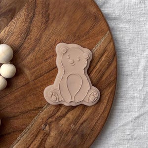 Woodland Bear Cookie Cutter & Stamp Set | Forest Animal Birthday Party