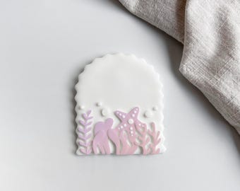 Mermaid Ocean Theme Cookie Cutter & Stamp | Beach Themed Cookie Cutter