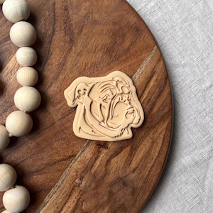 Bulldog Cookie Cutter & Stamp | Bulldog Fondant Stamp | Custom Dog Cutter